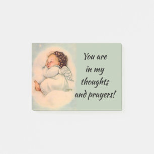 Post-it® Ange doux de bébé dormant sur un nuage