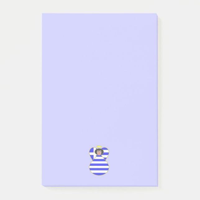 Post-it® Ange grec aux cheveux noirs (Devant)