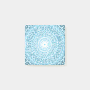 Post-it® Angel bleu turquoise tourbillon motif