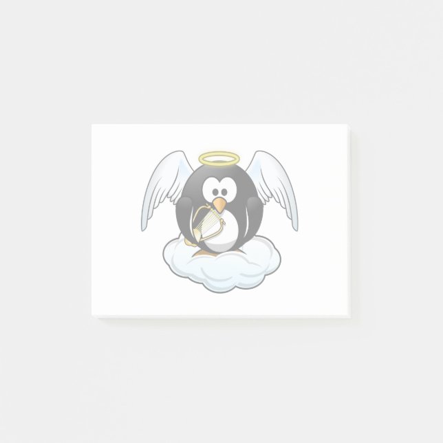Post-it® Angel Penguin sur un nuage (Devant)