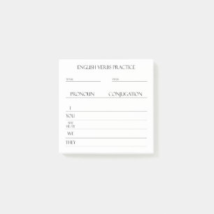Post-it® Anglais Pratique de conciliation Verbes