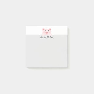 Post-it® Animal personnalisé de Kawai - porc