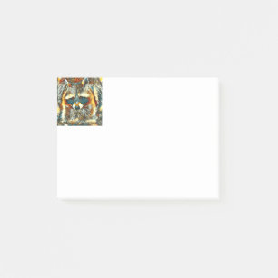 Post-it® AnimalArt_Raccoon_20170602_by_JAMColors