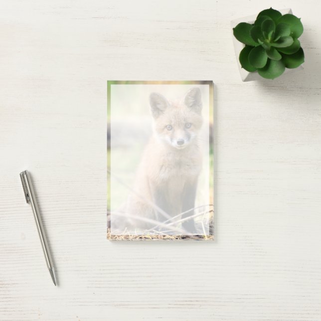 Post-it® Animaux de bébés cutest | Baby Fox (Bureau)