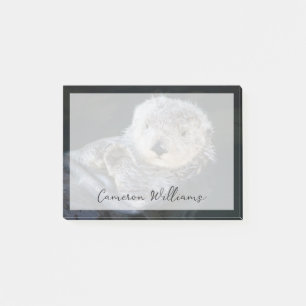 Post-it® Animaux de bébés cutest   Flottant de Loutres de m