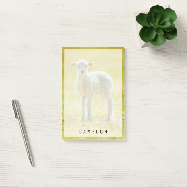 Post-it® Animaux de bébés cutest | Jeune mouton (Bureau)