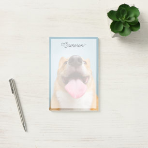 Post-it® Animaux de bébés cutest Langue de Corgi