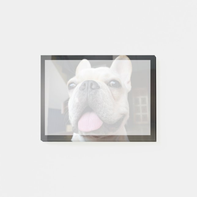 Post-it® Animaux de bébés cutest | Le visage de Bulldog (Devant)