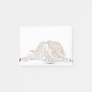 Post-it® Animaux de bébés cutest   Sleepy Baby Tiger Cub