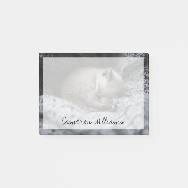 Post-it® Animaux de bébés cutest | Tiny Kitten Dormir (Devant)