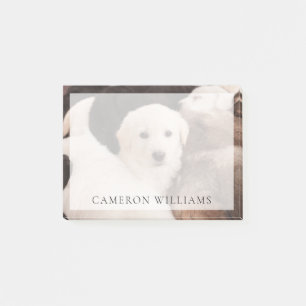 Post-it® Animaux de bébés cutest   Un mignon seau de chiots