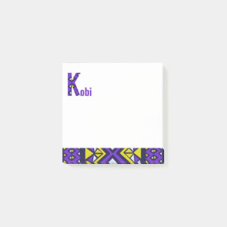 Post-it® Ankara tissu design post il note