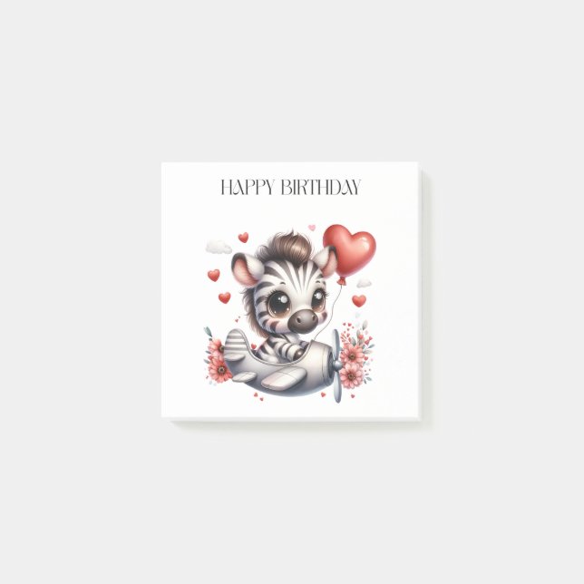 Post-it® Anniversaire de Zebra Pilot (Devant)