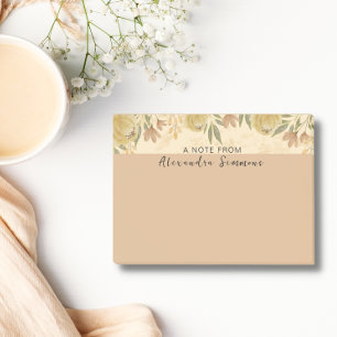 Post-it® Antique Botanique et Florale Personnalisée