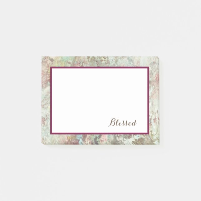 Post-it® Antique Floral Victoria Vieux Monde /Conception de (Devant)
