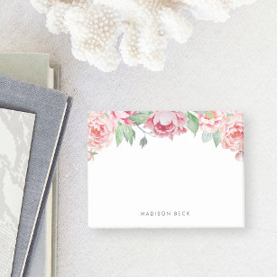 Post-it® Antique Peony Floral