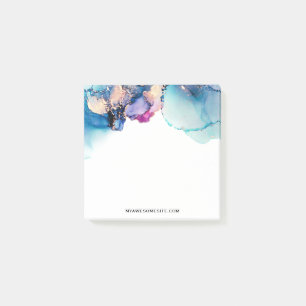 Post-it® *~* AP29 Yummy Turquoise Turquoise Gold Bold Abstr