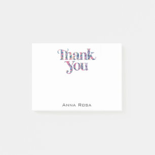 Post-it® *~* AP85 Floral + Manifeste de Gratitude Merci