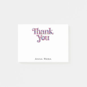 Post-it® *~* AP85 FloralT Merci Gratitude * Manifest