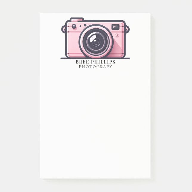 Post-it® Appareil photo instantané tendance rose pour shoot (Devant)