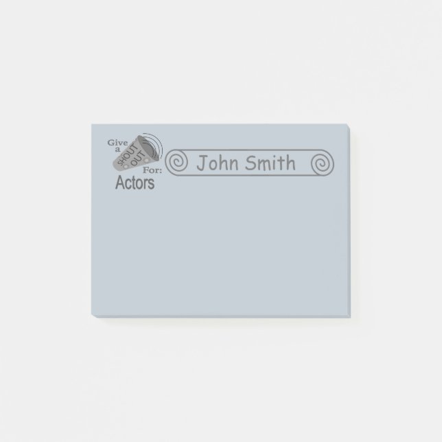 Post-it® Appel aux acteurs 4x3 (Devant)