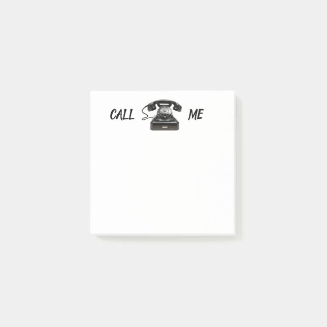 Post-it® APPELEZ MOI Vieux mode Téléphone Rotary Dial (Devant)