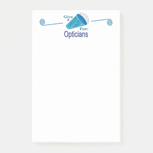 Post-it® Applaudir les opticiens (Devant)