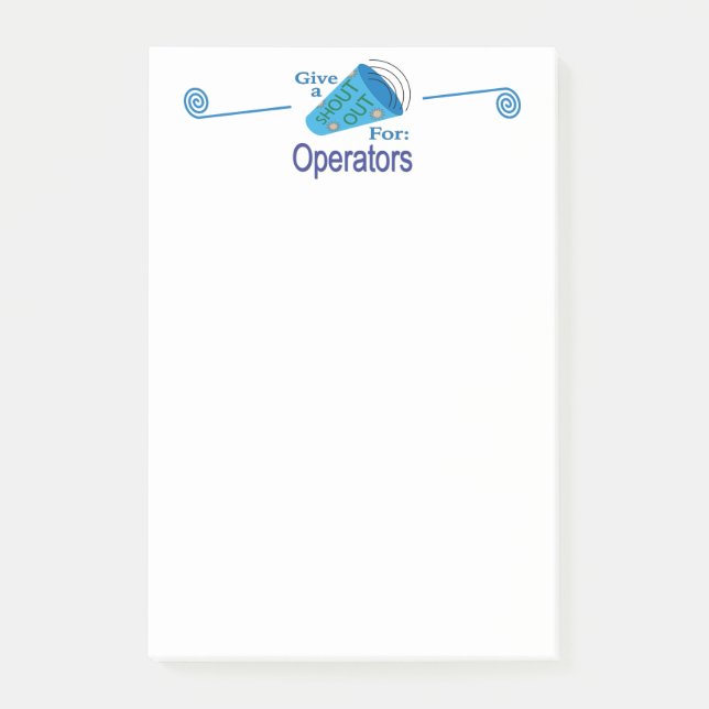 Post-it® Applaudissement pour les Opérateurs (Devant)