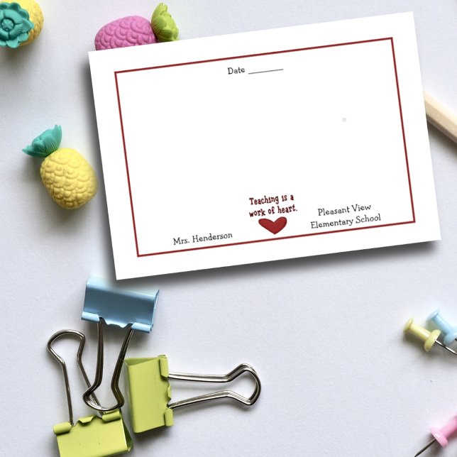 Post-it® Appréciation de l'enseignant (Créateur téléchargé)