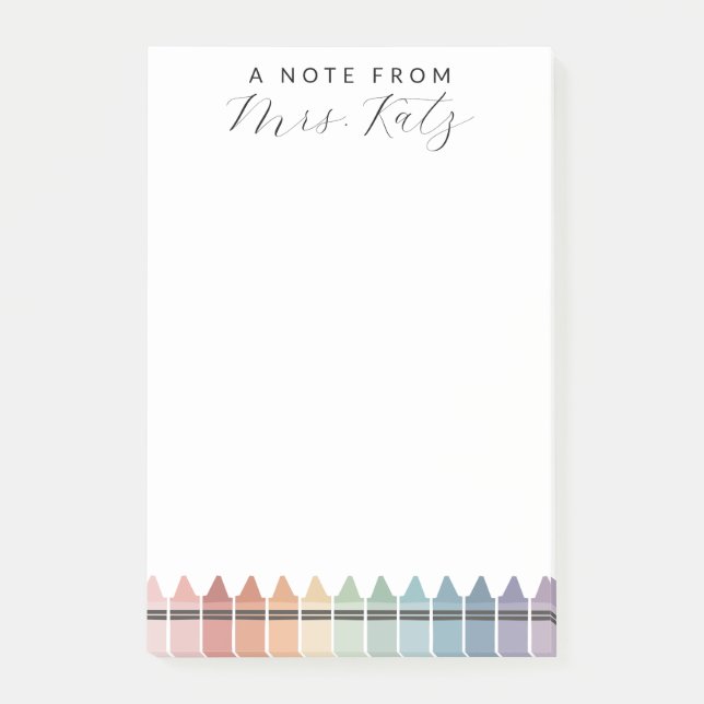 Post-it® Appréciation de l'enseignant Crayon (Devant)