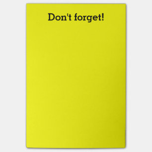 Post-it® Approvisionnements jaunes de bureau de douane des