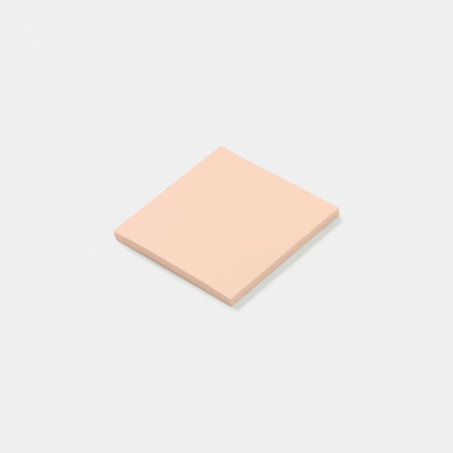 Post-it®  Apricot (couleur solide) 	 (Incliné)