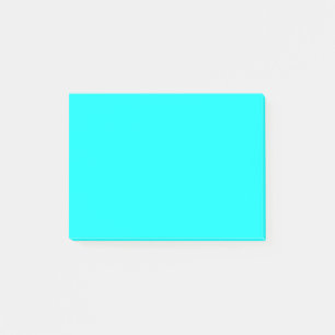 Post-it® Aqua de couleur solide moderne