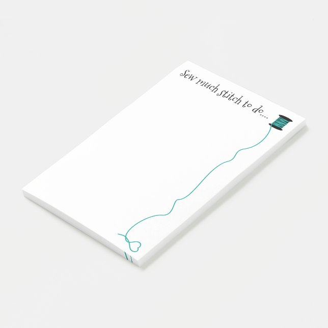 Post-it® Aqua de couture drôle de conception (Incliné)