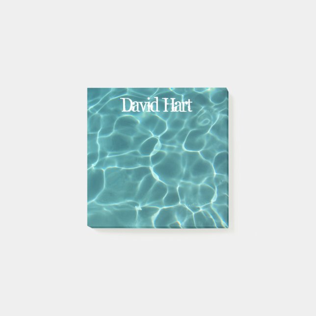 Post-it® Aqua Green Swimming Pool (Devant)