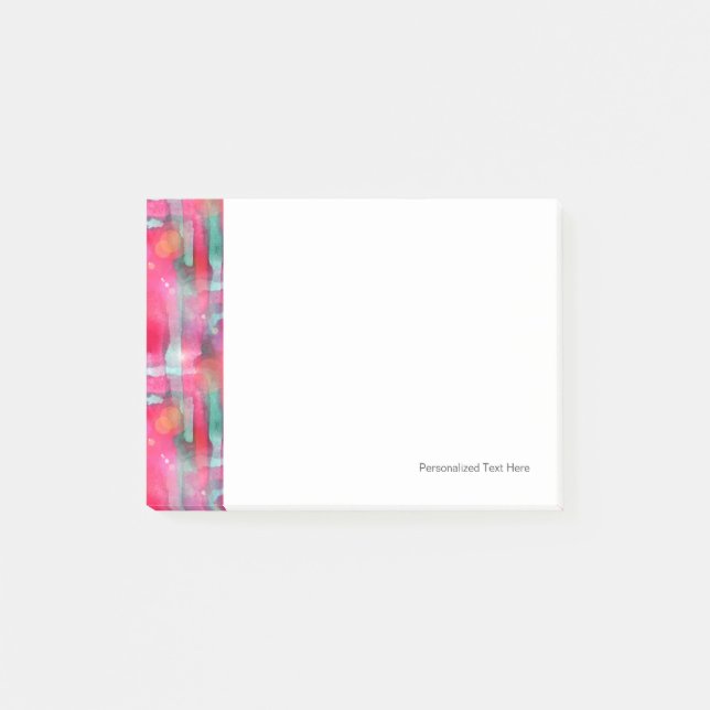 Post-it® Aquarelle abstraite peinte au soleil (Devant)