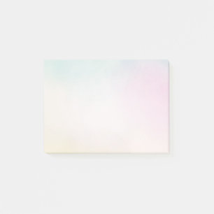Post-it® Aquarelle Aqua Pink Yellow Tie Dye Ombre