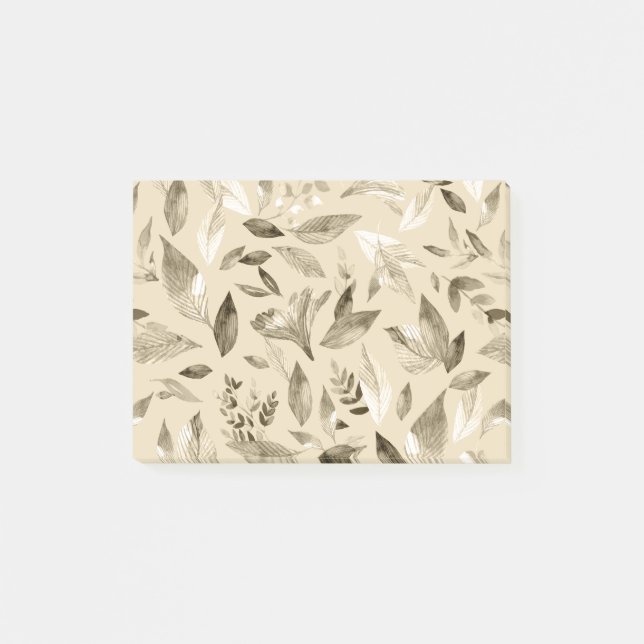 Post-it® Aquarelle chute feuilles 4 (Devant)
