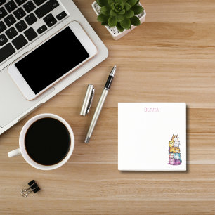 Post-it® Aquarelle Cute Amoureux de les chats personnalisés