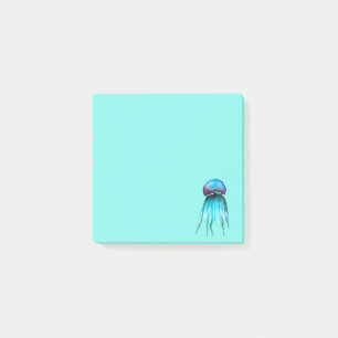 Post-it® Aquarelle de méduse colorée moderne aquatique mode