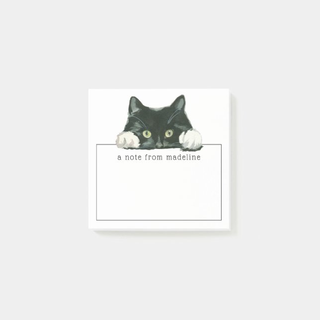 Post-it® Aquarelle douce Kitty | Une note de (Devant)