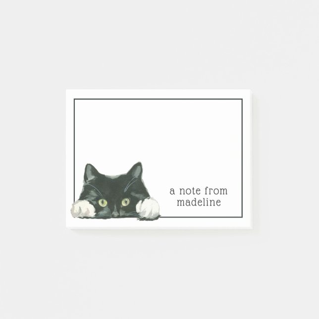 Post-it® Aquarelle douce Kitty | Une note de (Devant)
