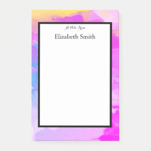 Post-it® Aquarelle élégante personnalisée