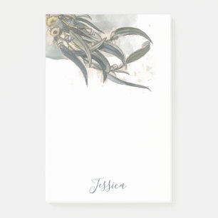 Post-it® Aquarelle Eucalyptus Verdure Feuille