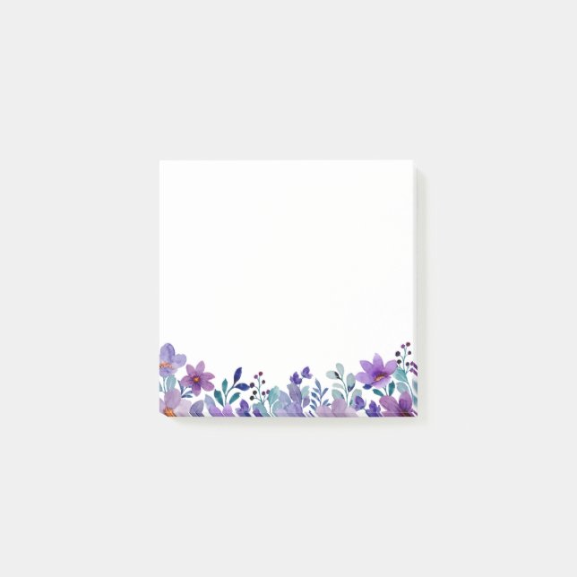 Post-it® Aquarelle fleur sauvage (Devant)