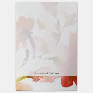 Post-it® aquarelle florale Abstraite