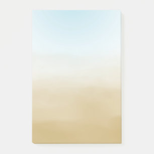 Post-it® Aquarelle Gold Sky Blue Ombre
