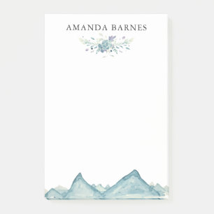 Post-it® Aquarelle Hiver Floral