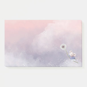Post-it® Aquarelle Imaginaire mignon Souris Dandelion Flyin