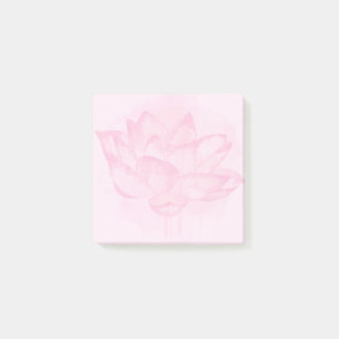 Post-it® Aquarelle Lotus 3x3